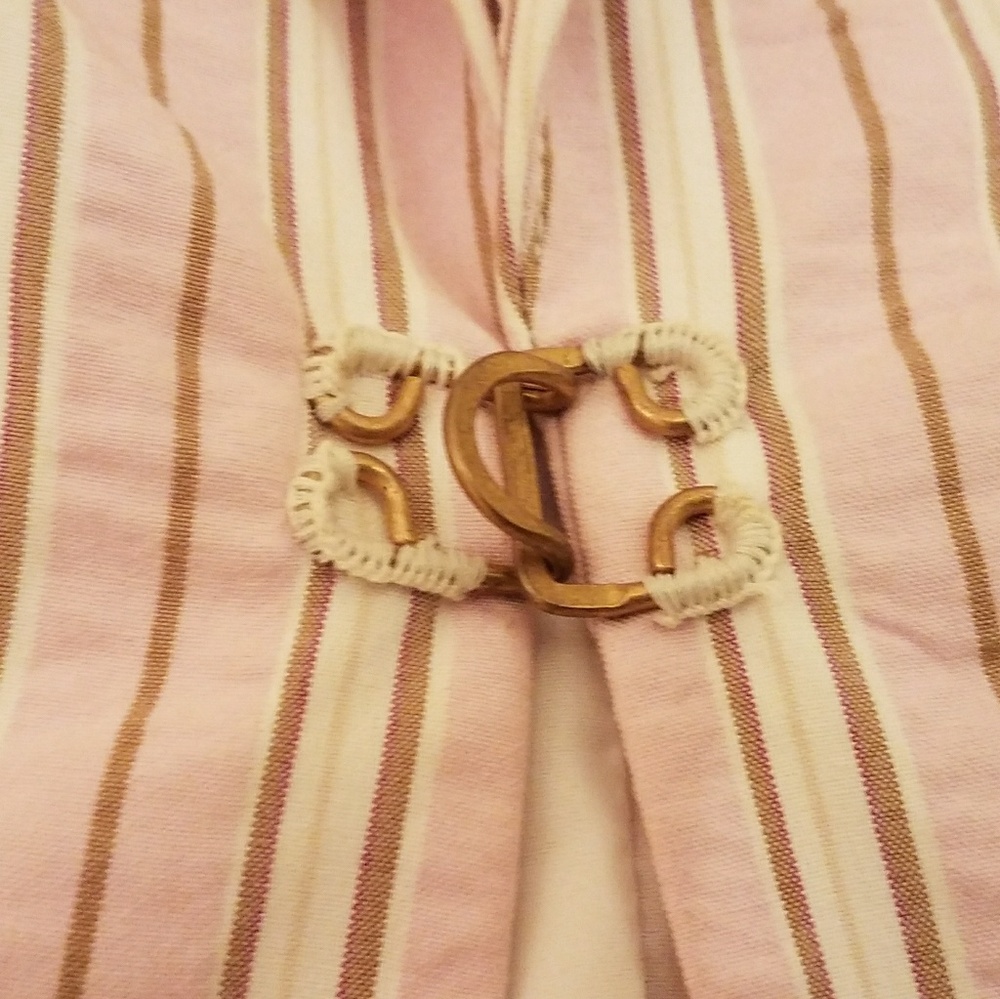 🩷 Express Design Studio Pink Seersucker Blazer Jacket Size 4 🩷 - Picture 2 of 4